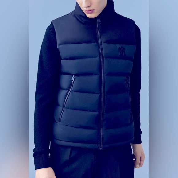 MACKAGE BOBBIE-STR NAVY 44 - Brand New Men’s Vest - Picture 5 of 9